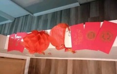 Lot Chinese Good Fortune Paper Lanterns Envelopes Festival Party Decor Celebrate