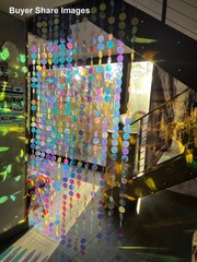 Sequin Curtain Panel: Festival Party Backdrop, Customizable Length