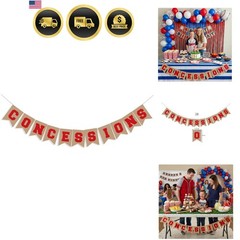 Concessions Banner, Concession Stand Banner Sign for Baseball Party Decoratio…