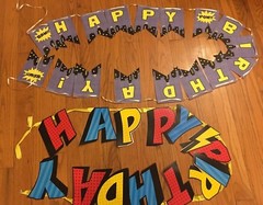 Batman DC Comics Birthday Party Decor Decorations Supplies Figures HUGE LOT- EUC
