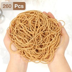 260Pcs Long Rubber Bands for Balloon Arch, Size #117A | Stretchy Elastic Ligas