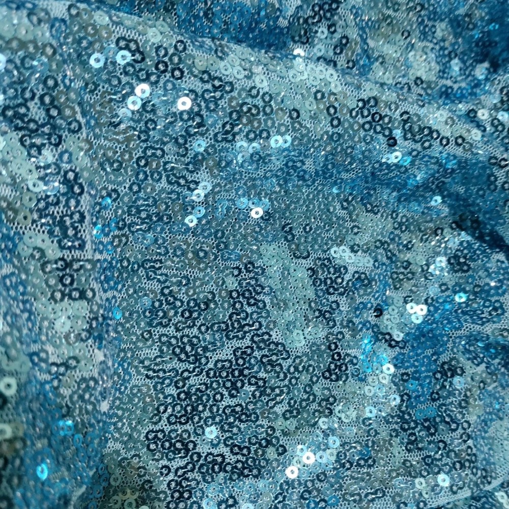 9ft Turquoise Blue Sequin Table Skirt for Party Wedding Birthday
