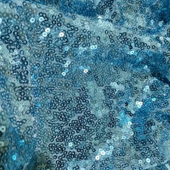 9ft Turquoise Blue Sequin Table Skirt for Party Wedding Birthday