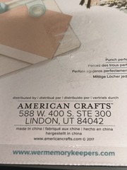 We R Memory Keepers. Banners & Tags Punch Board. Create Your Own Banners & Tags