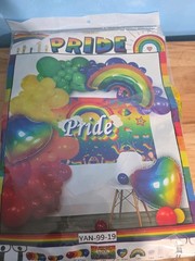 Pride New Large Lot Rainbow Party Accessories, Banner, Foil Set
