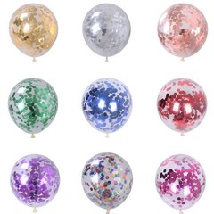 3.52 oz Blue Metallic Shiny Round Confetti 0.6 Inch Table Sequin Party Decor