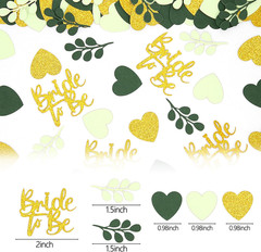 200PC Sage Green Bachelorette Party Decorations Bridal Shower Confetti for Table