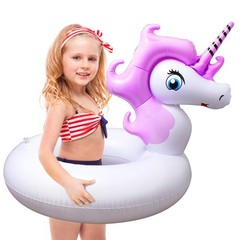 Unicorn Pool Float, Pool Floats for Kids Inflatable Unicorn Float for Pool Ki…