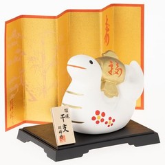 Seto Togei 2025 Zodiac Figurine Compact Snake Ornament New Year’s Decoration