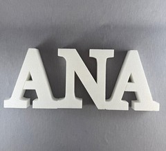 EPS Foam Party Sign 3 Connection Name Sign for Baby Shower / Birthday / Baptism