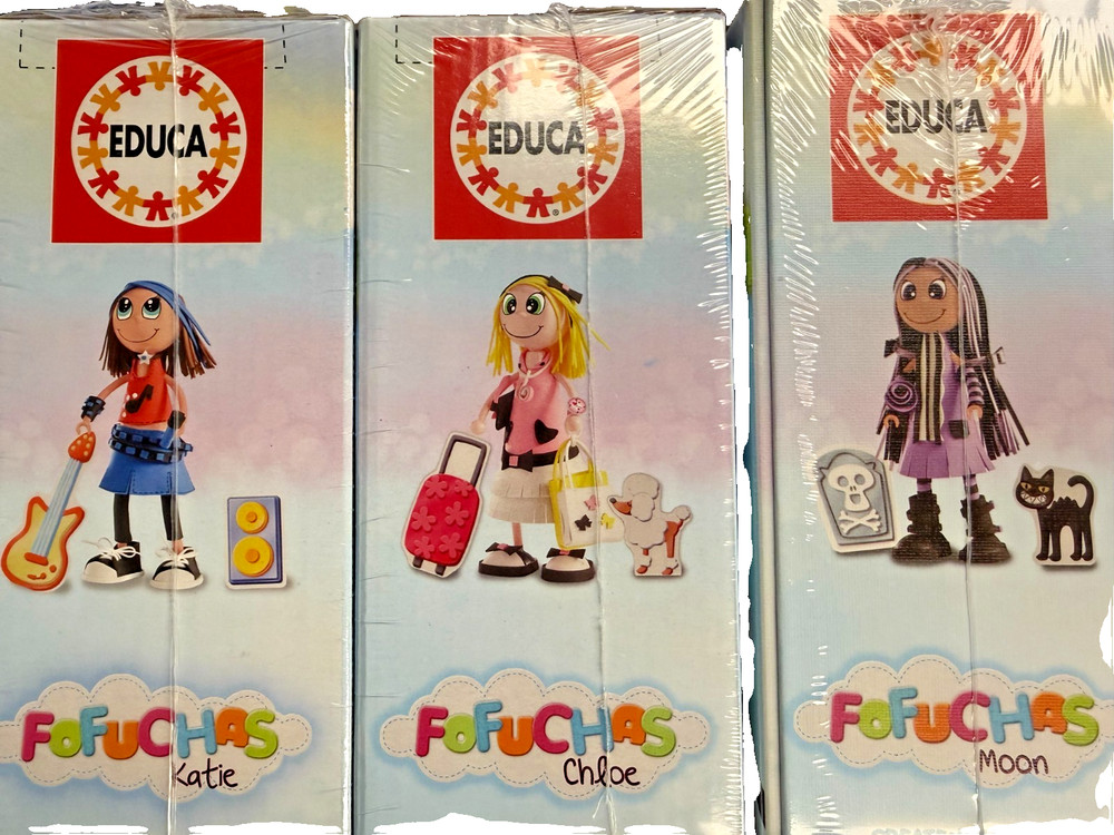 Fofuchas Dolls 3 Pack Lot Kate Moon Chloe New Sealed Rare HTF