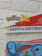 Happy Birthday Corrugated Plastic Yard Sign Phrase Set 11 in Letters Pokemon