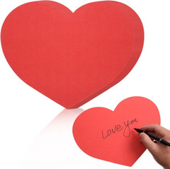 36 Pcs Large Red Heart Cutouts Paper Hearts Shape Cut-Outs Red Valentine’S Da…