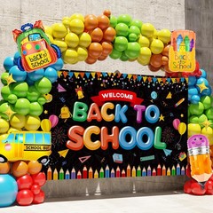 Back to School Decorations, 151PCS Back to School Balloon Garland Arch kit with