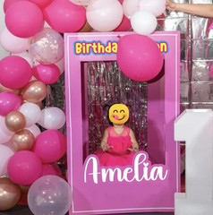 Birthday Edition 4ft, 5ft and 6ft tall, doll photo box, popular photo box props