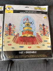 23 Piece Minions The Rise Of Gru Table Decorating Party Kit Birthday Party X 2