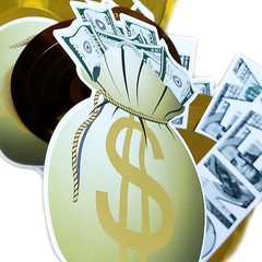 Money Theme Decoration KIT Bill Dollar Signs Birthday Banner & Hanging Swirls…