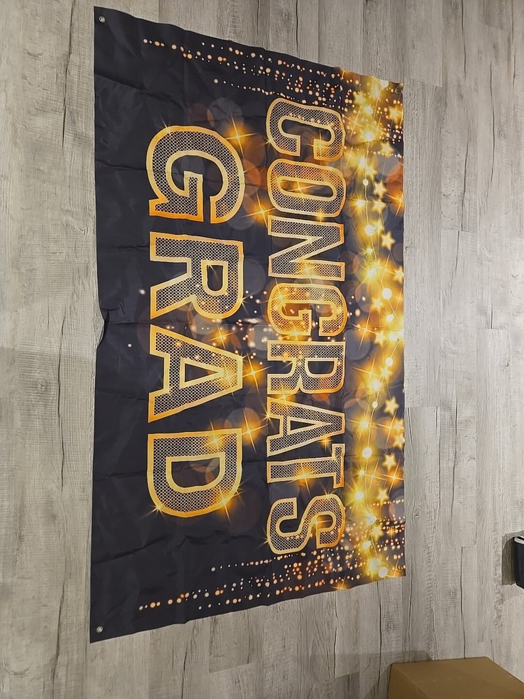 Congrats GRAD 42 X 70 INCHES BANNER