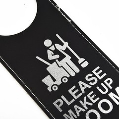 1*Do Not Disturb Signs Door Knobs Hanger Pendant Cleaning Label Make Up Room