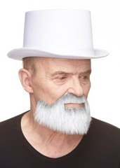 Self Adhesive, Novelty, Short Boxed Fake Beard, False Facial Hair, Costume Ac…