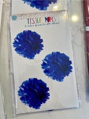 Target Tissue Pom Poms – Blue, Pink, Yellow, Orange, Teal, Burgundy