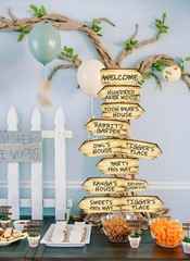 Baby Shower Decorations 11PCS Arrow Party Signs Birthday Decor Double Sided S…
