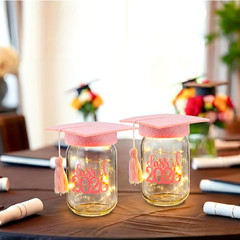 2 Pcs Pink 2026 Graduation Centerpieces for Tables, Class of 2026 Table Decorati
