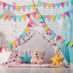 6 Strings 78 Feet Pastel Pennant Banner Flags – Colorful Triangle Banners Burlap