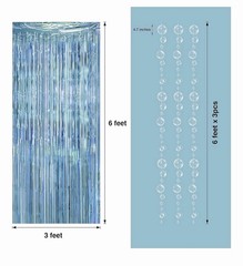 Under the Sea Party: 2 Streamer Background Bubble Streamer And Jellyfish