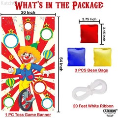 KatchOn, Big Carnival Toss Game Banner – 54 Inch, Carnival Theme Party Decora…