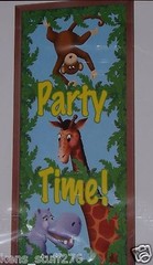 Jungle Pals Scene Setter, Wall Mural, Party Decoration, Picture Prop – 30″ x 60″