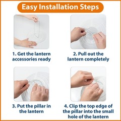 5/10 Pack Chinese Paper Lantern Decoration Wedding Party 8″ 10″ 12″ 14″ 16″