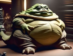 Jabba The Hutt Fan Art Star Wars Size A3