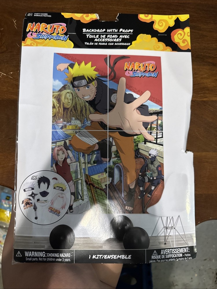 Naruto Shippudem Backdrop with Props