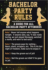 Brosash Funny Bachelor Party Decorations (Gold Bachelor Banner, Bachelor Sash, 1