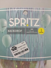 Spritz Party transparent Iridescent Backdrop