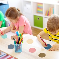 117 PCS Circle Cutouts Paper Classroom Decor Round Assorted Color Die Cut