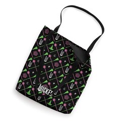 Wicked Broomsticks & Wands All Over Print Tote Bag 16 inches