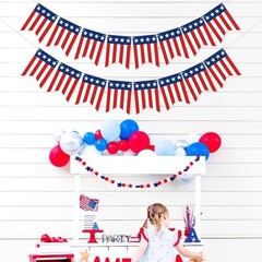 American String Flag Banner 4th of July Decorations Patriotic Red White Blue …