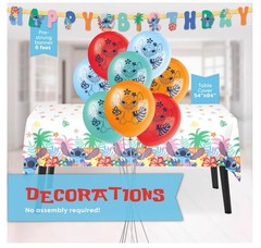 Lilo and Stitch Birthday Party Decorations for 16 | Banner, Tablecloth,…