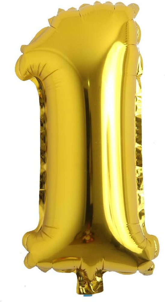 16″ Inch Single Gold Alphabet Letter Number Balloons Aluminum Hanging Foil Film