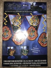 Harry Potter Party Decorations Kit Hanging and Honeycomb Birthday Decoration 7pc