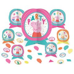 Peppa Pig Confetti Party Table Decorating Kit Girls Birthday Party Centerpiece