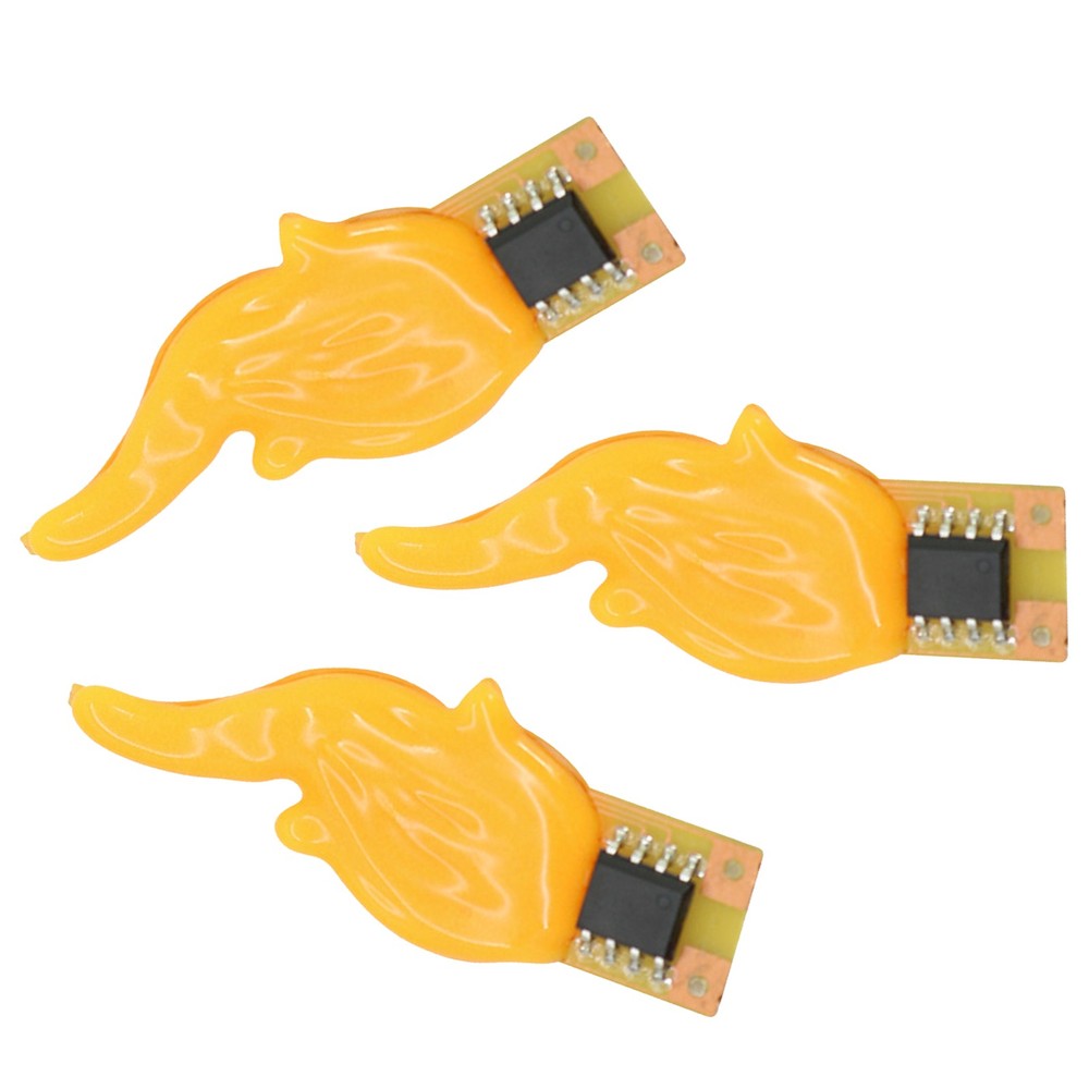 3pcs Candle Shape 3V LED filament Creative Party Decorate Atmosphere filament a