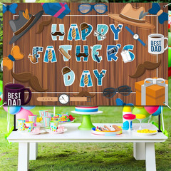 Happy Fathers Day Banner Decorations 70.9X45.3In Extra Large Size Father’S Day B