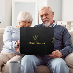Black Gold 50Th Anniversary Party Decorations, Happy 50Th Anniversary Alternativ