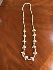 Pool Party Necklace Luau Beach Necklace Sea Shell Necklace 17” Long