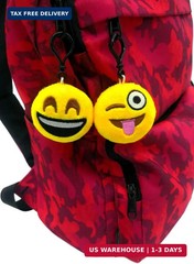 24 Emoji Keychains Party Favors – Birthday Gift for Kids – World Emoji Day Fun