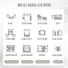 Runner Rug 2×5 Boho Geometric Area Rugs: Small Washable Kitchen Entryway Rug,…