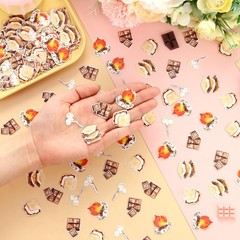 200 PCS Smore Fun To Be One Birthday Decorations Camping Theme Smores Confetti